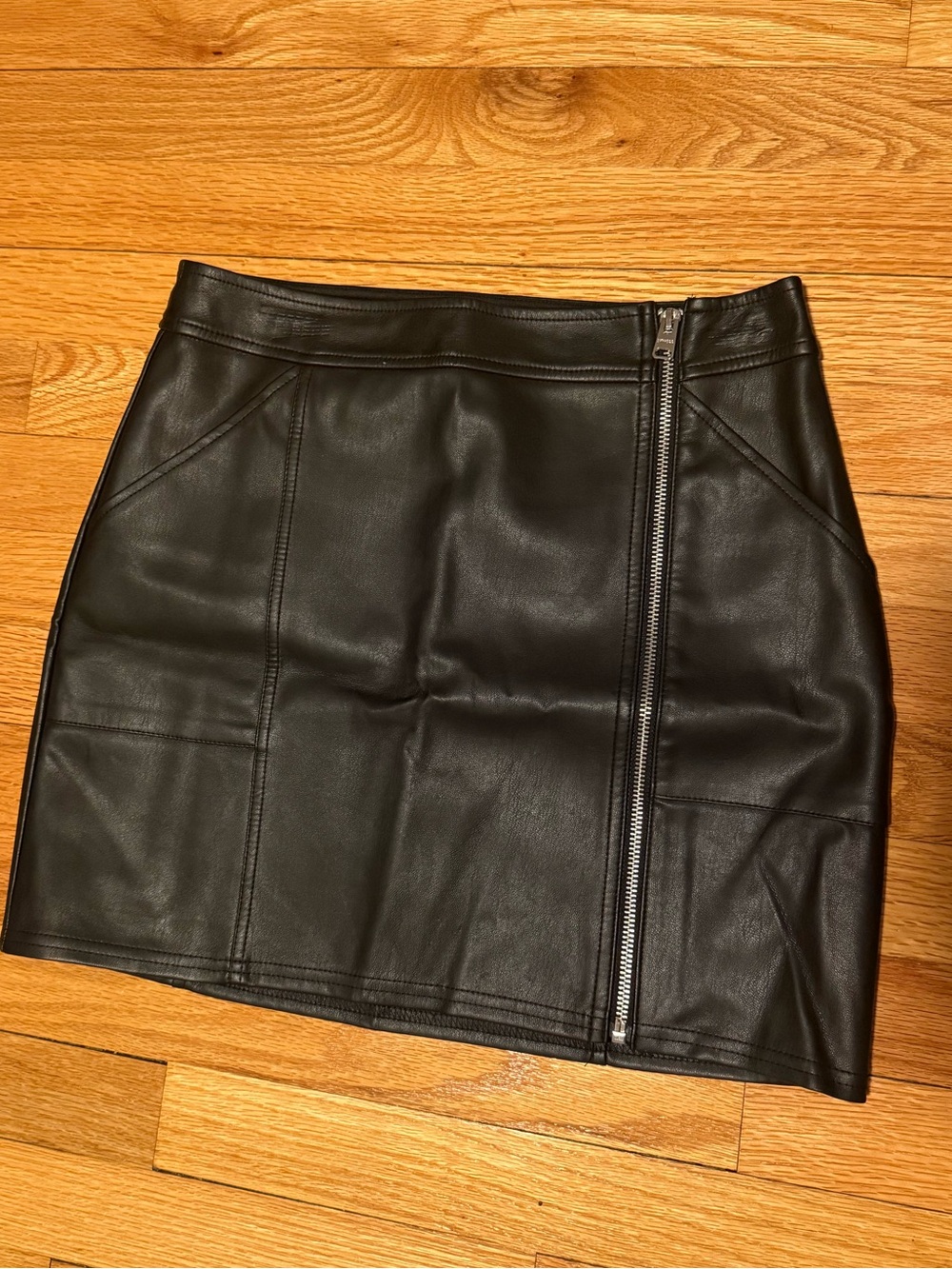 Express Vegan Leather Mini Skirt